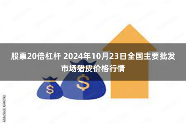 股票20倍杠杆 2024年10月23日全国主要批发市场猪皮价格行情